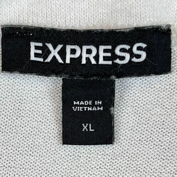 Express Dolman Faux Leather Accent Sleeve Sweater XL - Picture 12 of 14